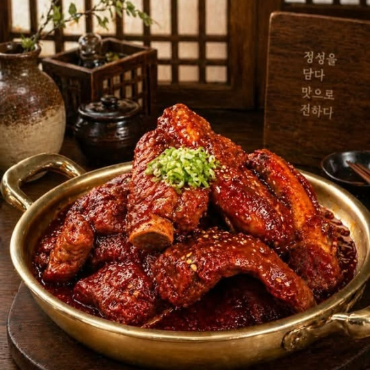 Maeun Dwaeji Galbi-Jjim / 매운돼지갈비찜 / 韩式辣味猪小排
