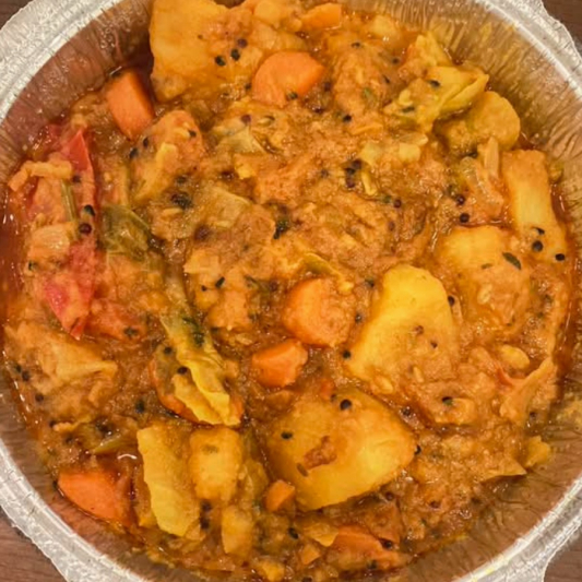 Bhaji aux l&eacute;gumes / Vegetable Bhaji
