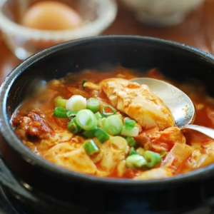 Kimchi Veggie Sundubu