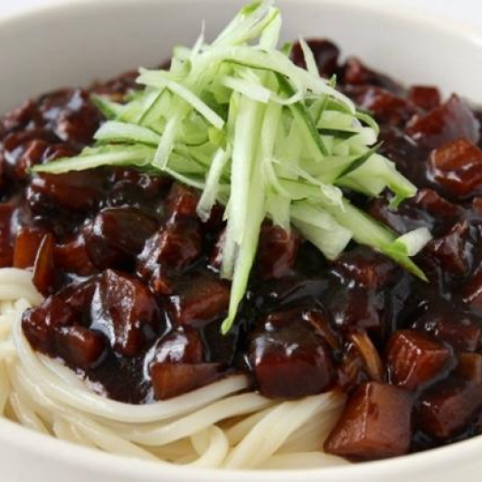 Jjajangmyeon (Black Bean Noodles)