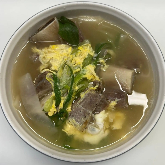 13. Beef Rib Soup (갈비탕)