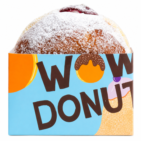 Raspberry Cream Donut