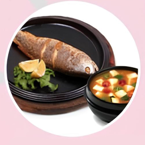 Grilled Yellow Croaker & Soybean Paste Soup (Lunch & Combo)