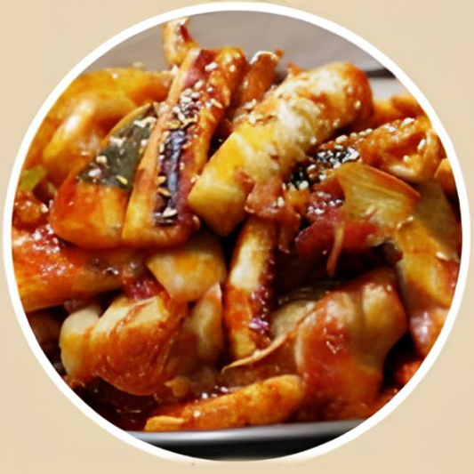 Spicy Stir-Fried Squid