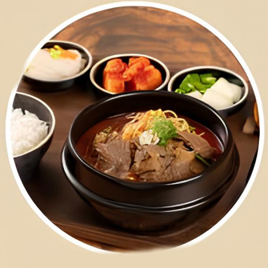 Beef Soup & Rice
