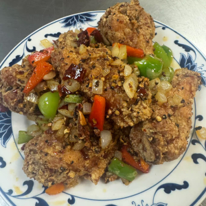 Salt & Pepper Chicken Wings (6 pcs)