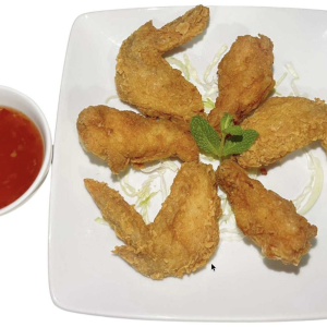 A5. Deep-Fried Chicken Wings (6 pcs)