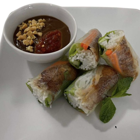 A3. Grilled Chicken Fresh Rolls (2 pcs)