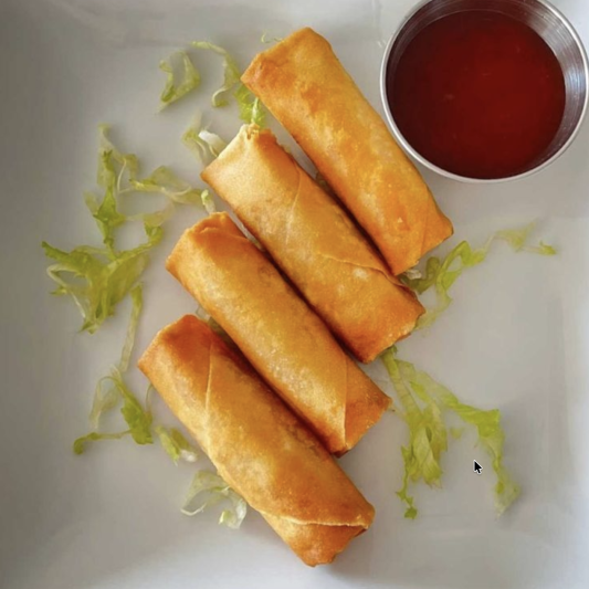 VG1. Deep-Fried Veggie Spring Rolls (5 pcs)