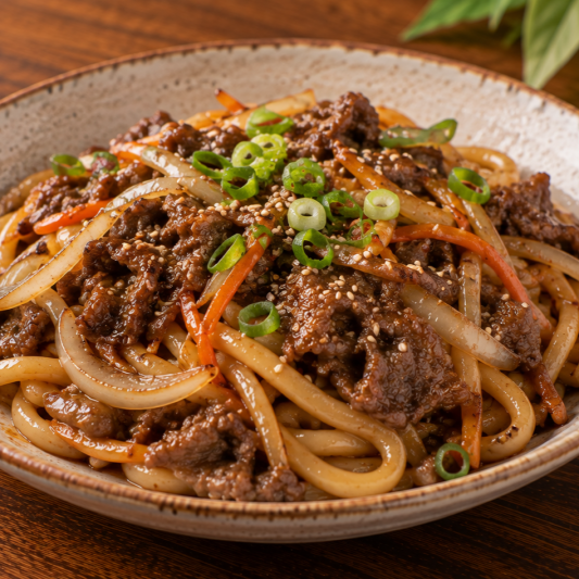 Bulgogi Fried Udon Noodles