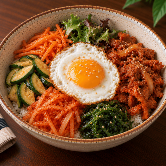 Korean Spicy Pork Bibimbap