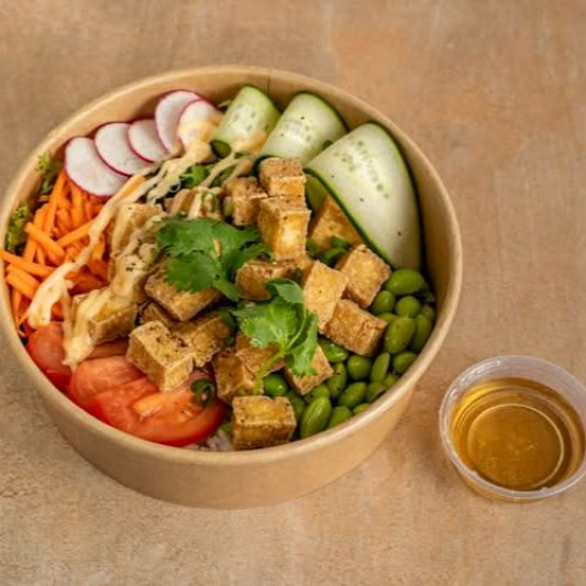 Bol de tofu au sel et au poivre