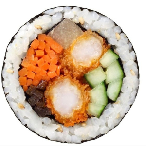 Fried Shrimp Gimbap 새우튀김 김밥