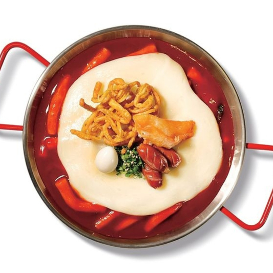 Cheese Topokki Soup 치즈 떡볶이