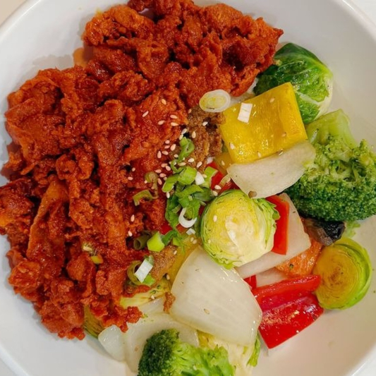 Spicy Pork Rice Bowl 제육덮밥