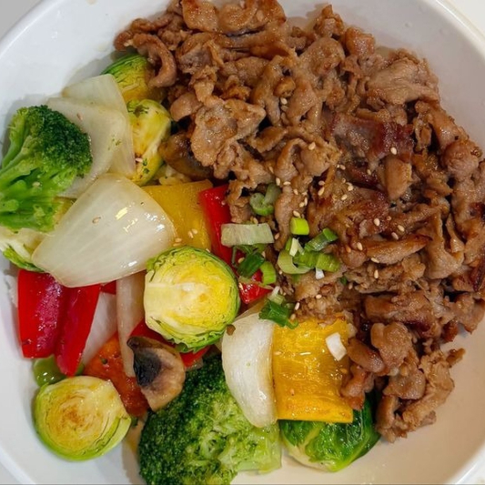 Pork Bulgogi Rice Bowl 직화 돼지불고기 덮밥