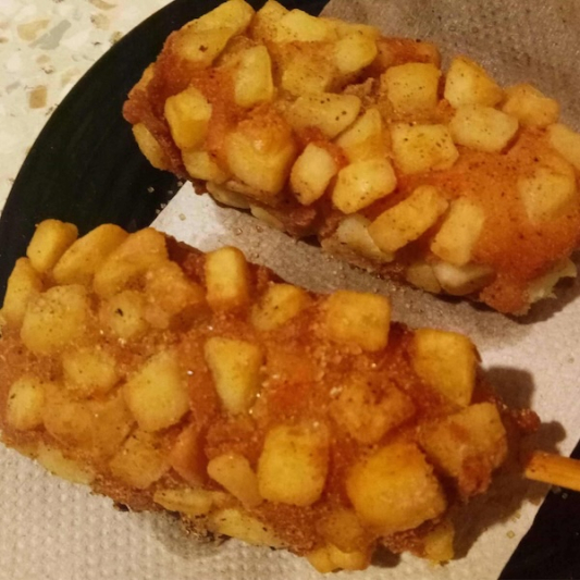 Potato & Mozzarella Corn Dog