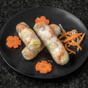 23. Fresh Shrimp & Pork Salad Rolls (3 Rolls) / Gỏi Cuốn (3 Cuốn)