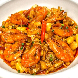 H19. Spicy Bull Frog and Shrimp 香辣美蛙虾
