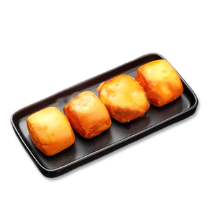 D5. Deep-Fried Golden Mini Buns (4 pcs) 黄金小馒头