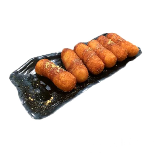D1. Deep-Fried Rice Cakes with Brown Sugar Syrup (6 pcs)  红糖糍粑