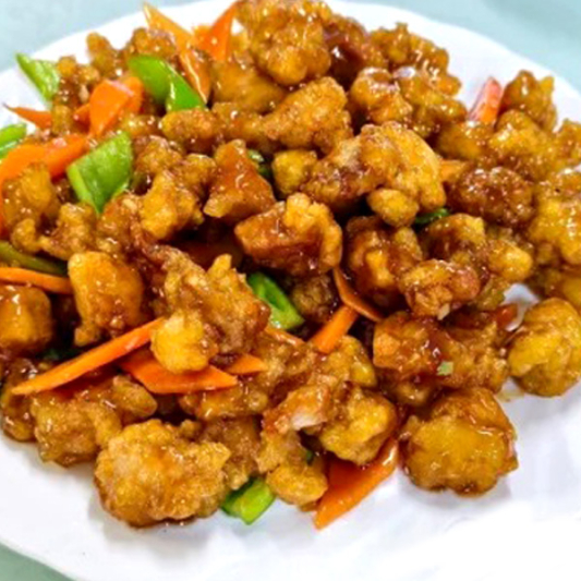 H30. Stir-Fried Crispy Pork Chunks 溜肉段