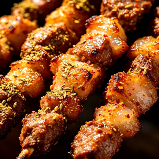 L1. Original Lamb Skewers (4 pcs) 原味羊肉串