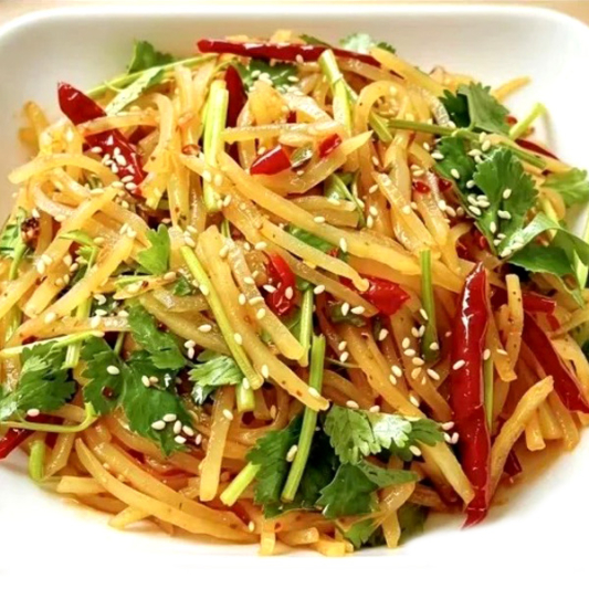 C10. Spicy Shredded Potato Salad 炝拌土豆丝