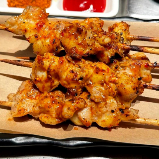 K4. Grilled Chicken Cartilage (4 pcs) 烤鸡脆骨