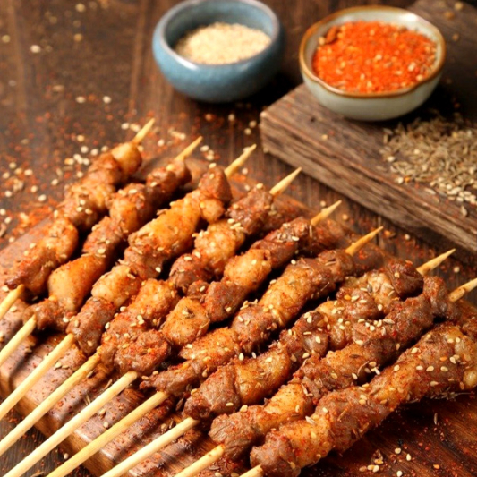 B3. Original Beef Skewers (4 pcs) 原味牛肉串