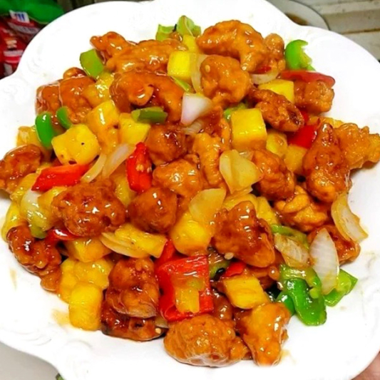 H10. Sweet and Sour Chicken 菠萝咕咾鸡