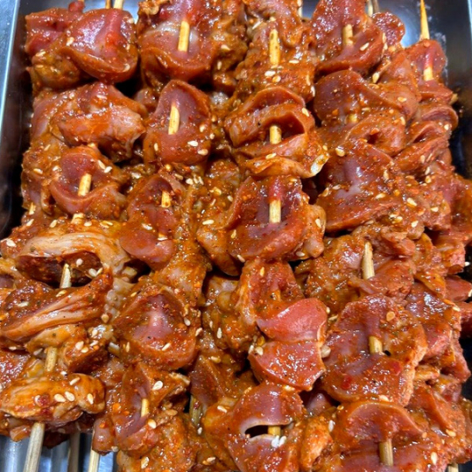 K3. Grilled Salt-Baked Chicken Gizzard (4 pcs) 盐焗鸡胗