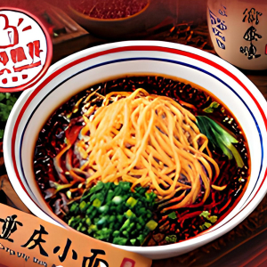 Chongqing Style Spicy Noodles / 蜜庚小面