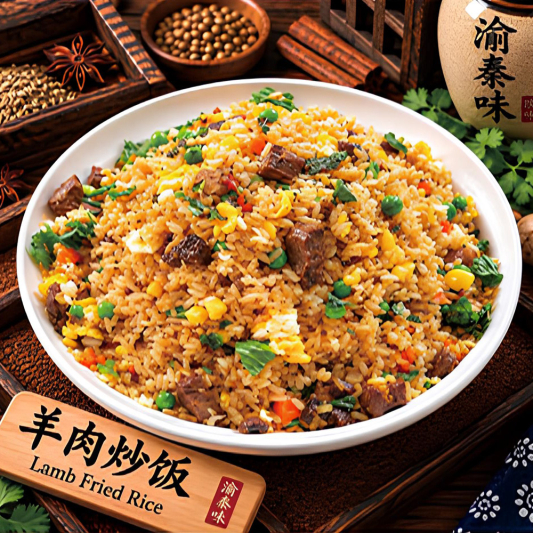 Lamb Fried Rice / 羊肉炒饭