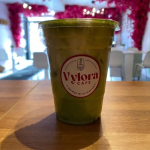 Pistachio Banana Cream Matcha Latte