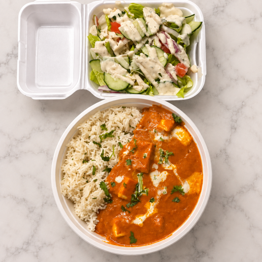 Shahi Paneer Bowl & Salad