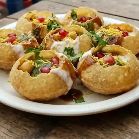 Dahi Bharwaan Gol Gappe (8 pcs)