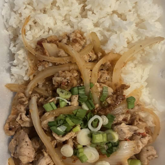 RP3. Lemongrass Pork Rice Platter