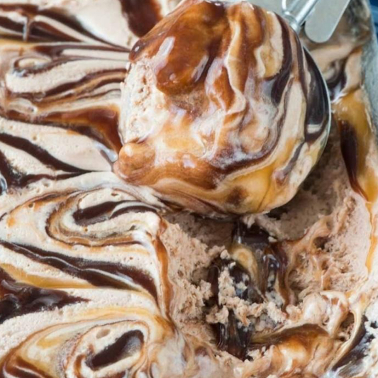 Chocolate Caramel Cup Hard Ice Cream