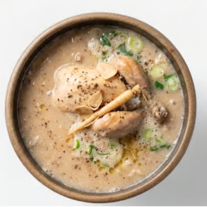 S10. Perilla Sed Ginseng Chicken Soup (들깨 삼계탕)