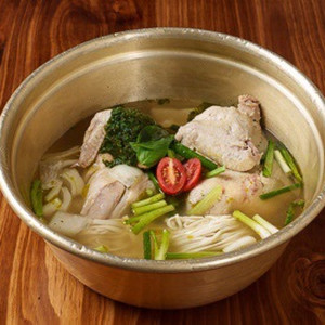 6. Signature Basil Chicken Hot Pot (Dak Hanmari)