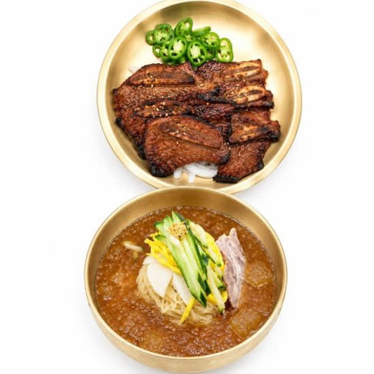 LA Galbi & Busan Milmyon