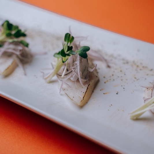 Seared Butterfish Carpaccio