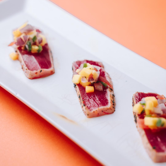 Tuna Tataki Carpaccio