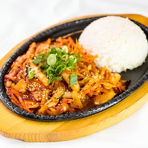 Spicy Squid with Rice
