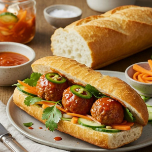 #10 Banh Mi Vietnamese Meat Ball
