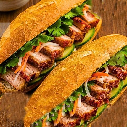 #9 Banh Mi Roasted Pork Belly
