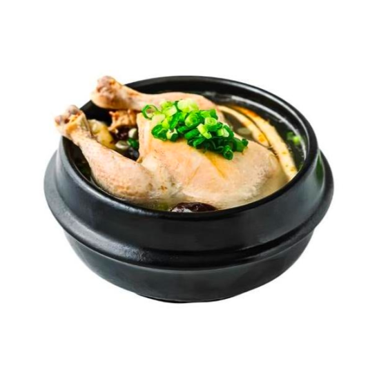 10. Korean Chicken Soup with Stuffed Whole Young Chicken (Samgyetang)