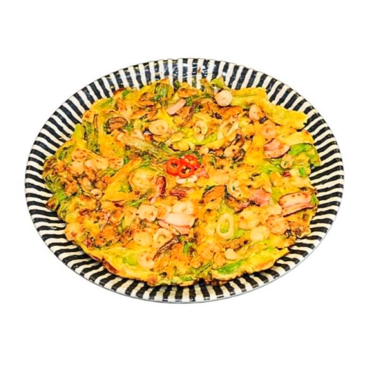 C. Seafood Scallion Pancake (Pajeon)