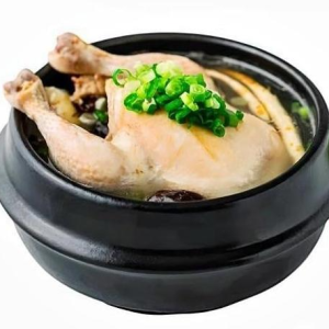 #10. Korean Chicken Soup with Stuffed Whole Young Chicken (Samgyetang)